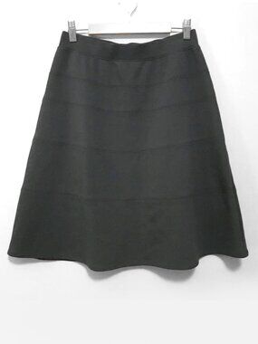 Isaac Mizrahi Live! Dusky Grey A-Line Jersey Skirt Size XS